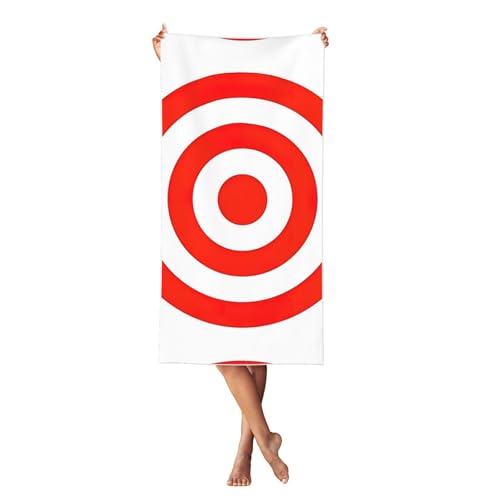 MBCbjg Design Target Print weiches Strandtuch, schnell trocknend, saugfähige Handtücher für Pool, Cabana, Urlaub und Reisen von MBCbjg