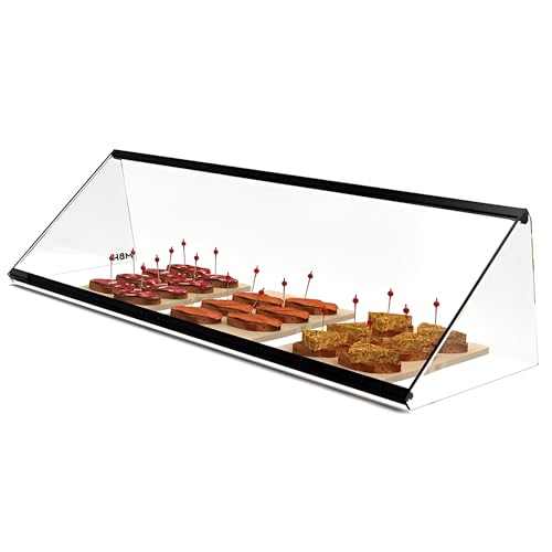 MBH Vitrine PITAGORAS neutral für Gastronomie, 92 cm, aus Glas, für Gebäck und Gebäck von MBH - MAQUINARIA BAR HOSTELERÍA