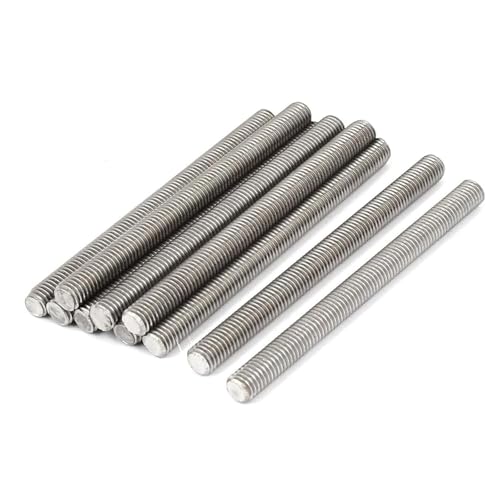 10 Stück M2.5 Edelstahl 304 Vollgewindestangenbefestigungen for die Automobil- und Bauindustrie, .5×25mm(M2.5x18mm) von MBHHU