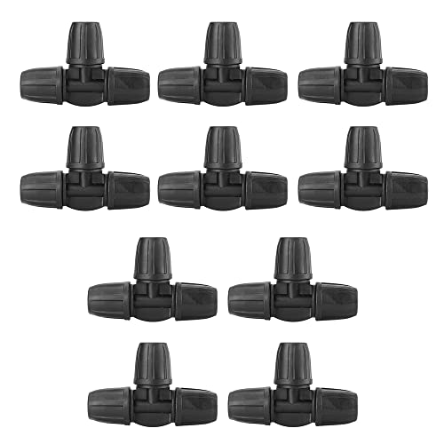 Barb Fitting Koppler, Wasserschlauch Verriegelungsanschluss for Schlauch Gartenschlauch Reparatursatz(3-Way Equal Tee) von MBHHU