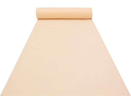 MBHHU Gangläufer for Hochzeiten, Hochzeitsgangläufer, Hochzeitsteppiche, unverzichtbare Hochzeitsdekoration for drinnen und draußen, traumhafte(Champagne,100x2000cm) von MBHHU
