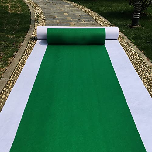MBHHU Gangläufer for Hochzeiten, Hochzeitsgangläufer, Hochzeitsteppiche, unverzichtbare Hochzeitsdekoration for drinnen und draußen, traumhafte(Grass-Green,60x500cm) von MBHHU