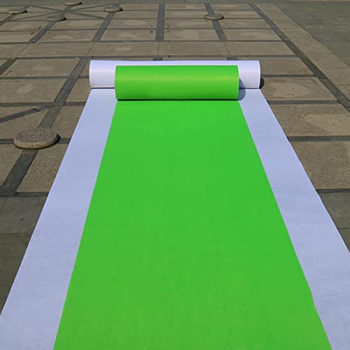 MBHHU Gangläufer for Hochzeiten, Hochzeitsgangläufer, Hochzeitsteppiche, unverzichtbare Hochzeitsdekoration for drinnen und draußen, traumhafte(Green,120x2000cm) von MBHHU