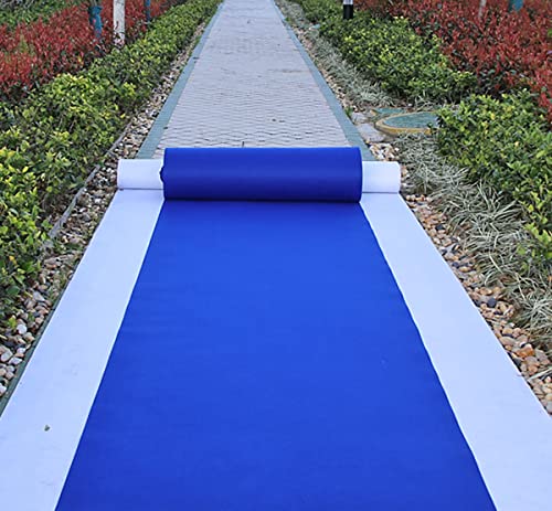 MBHHU Gangläufer for Hochzeiten, Hochzeitsgangläufer, Hochzeitsteppiche, unverzichtbare Hochzeitsdekoration for drinnen und draußen, traumhafte(Royal-Blue,150x2000cm) von MBHHU