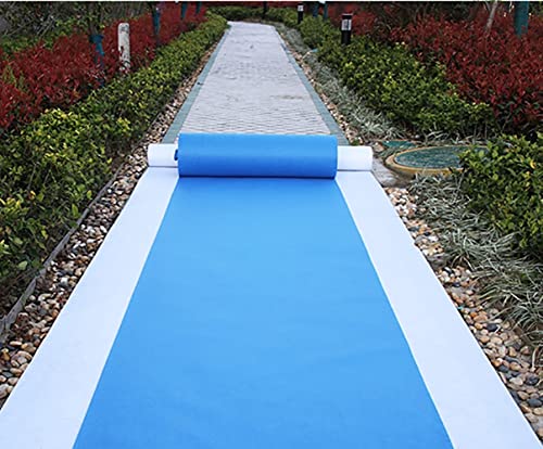MBHHU Gangläufer for Hochzeiten, Hochzeitsgangläufer, Hochzeitsteppiche, unverzichtbare Hochzeitsdekoration for drinnen und draußen, traumhafte(Sky-Blue,60x500cm) von MBHHU