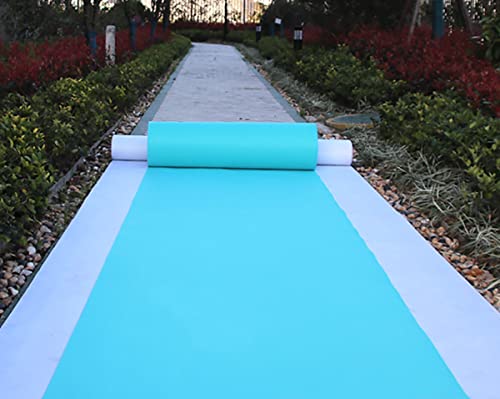 MBHHU Gangläufer for Hochzeiten, Hochzeitsgangläufer, Hochzeitsteppiche, unverzichtbare Hochzeitsdekoration for drinnen und draußen, traumhafte(Tiffany-Blue,120x2000cm) von MBHHU
