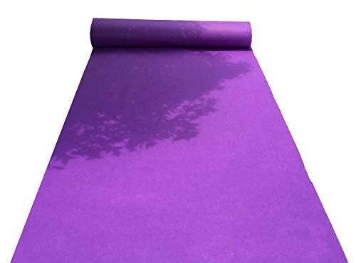 MBHHU Gangläufer for Hochzeiten, Hochzeitsgangläufer, Hochzeitsteppiche, unverzichtbare Hochzeitsdekoration for drinnen und draußen, traumhafte(Violet,100x2000cm) von MBHHU