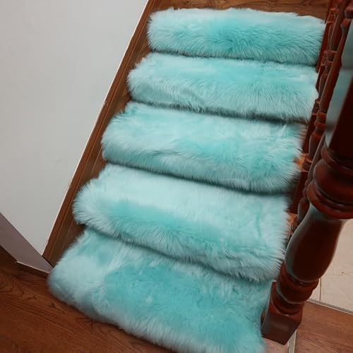 MBHHU Gangläufer for Hochzeiten, Hochzeitsteppich, Dicker, Rutschfester Event-Gangteppich, Gangläufer-Teppichrolle for Strandhochzeiten im Innen- und Außenbereich(Light Blue,25 * 65 cm) von MBHHU