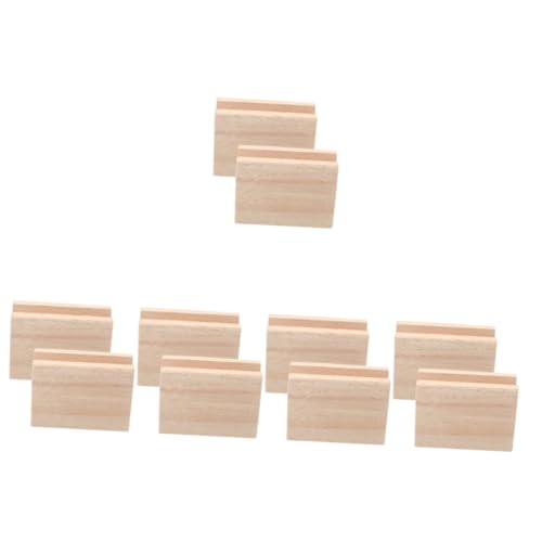 MBHHU Tischerhöhungen, Betterhöhungen aus Holz, robuste Möbelerhöhungsblöcke for Couch, Stuhl und Tisch, einfach zu installierende Bettlifte for mehr Stauraum(5) von MBHHU