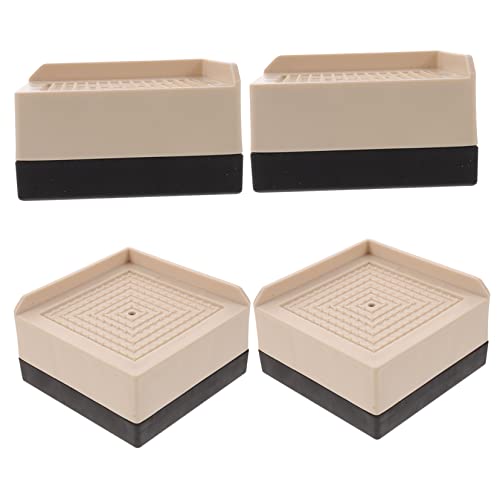 MBHHU Tischerhöhungen, Betterhöhungen aus Holz, robuste Möbelerhöhungsblöcke for Couch, Stuhl und Tisch, einfach zu installierende Bettlifte for mehr Stauraum von MBHHU