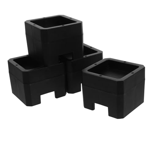 MBHHU Tischerhöhungen, Betterhöhungen aus Holz, robuste Möbelerhöhungsblöcke for Couch, Stuhl und Tisch, einfach zu installierende Bettlifte for mehr Stauraum von MBHHU