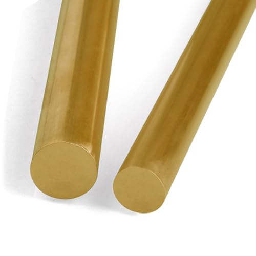 Messingstangenmaterial, massive Rundstangen, Material H59, for Zubehör, 20 cm lang, Durchmesser: 7 mm(Diameter:10mm) von MBHHU