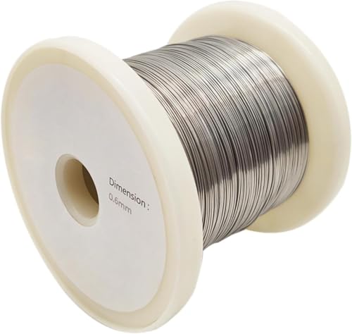 Nichrom-Heizflachdraht, Nichromdraht, Runddraht for Maschinenbau, Verarbeitung, Gewicht 1 kg, Durchmesser: 0,8 mm(Diameter:2mm) von MBHHU