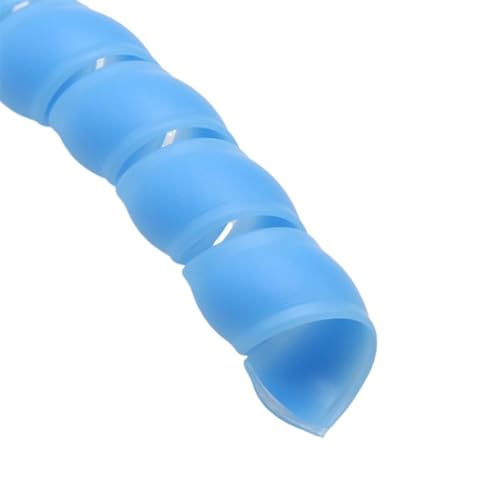 Spiralkabelwicklung, Spiralwicklung, Abdeckungsrohr, Wickelkabel, Rohrschutz, flexible Spiralleitungswicklung, Drahtkabelschutz, Organizer, Rohrabdeckung(Blue,ID 20mm 10 Meters) von MBHHU