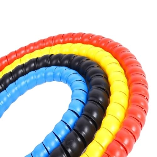 Spiralkabelwicklung, Spiralwicklung, Abdeckungsrohr, Wickelkabel, Rohrschutz, flexible Spiralleitungswicklung, Drahtkabelschutz, Organizer, Rohrabdeckung(Yellow,10mm 2 Meters) von MBHHU