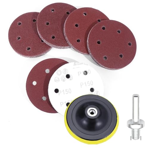 Trockenbau-Schleifgitter-Set, Gitterschleifblätter, Klett-Metallschleifstreifen, staubfreies Gitterschleifen for Handschleifen, Schwingschleifer(150grit) von MBHHU