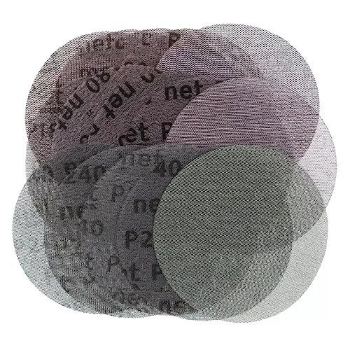Trockenbau-Schleifgitter-Set, Gitterschleifblätter, Klett-Metallschleifstreifen, staubfreies Gitterschleifen for Handschleifen, Schwingschleifer(320grit) von MBHHU