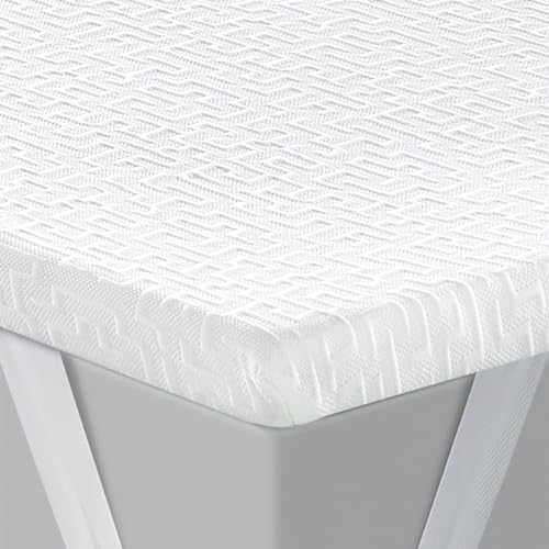 MBLKOIAL Matratzen Topper 90x200cm Höhe 5 cm Bequeme Schaumstoff MatratzenTopper für Boxspringbett unbequemem Betten Schlafsofa Matratzenauflage Bezug Waschbar von MBLKOIAL