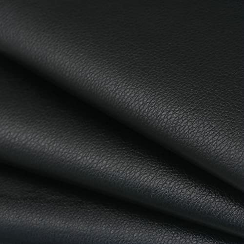 1 Stück große Größe 100 x 137 cm selbstklebende PU-Leder-Stoff-Aufkleber für Sofa-Reparaturflicken zum Aufkleben (schwarz) von MBLUE