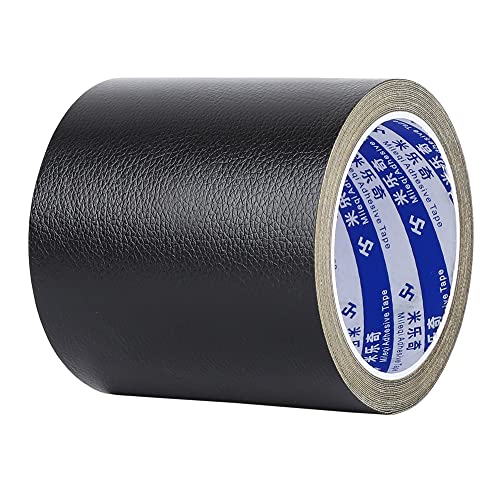 Selbstklebendes Leder-Reparaturband für Sofa Autositze Handtaschen Jacken Möbel Schuhe Erste Hilfe Patch Leder Patch DIY Leder (10CMX5M, Schwarz) von MBLUE