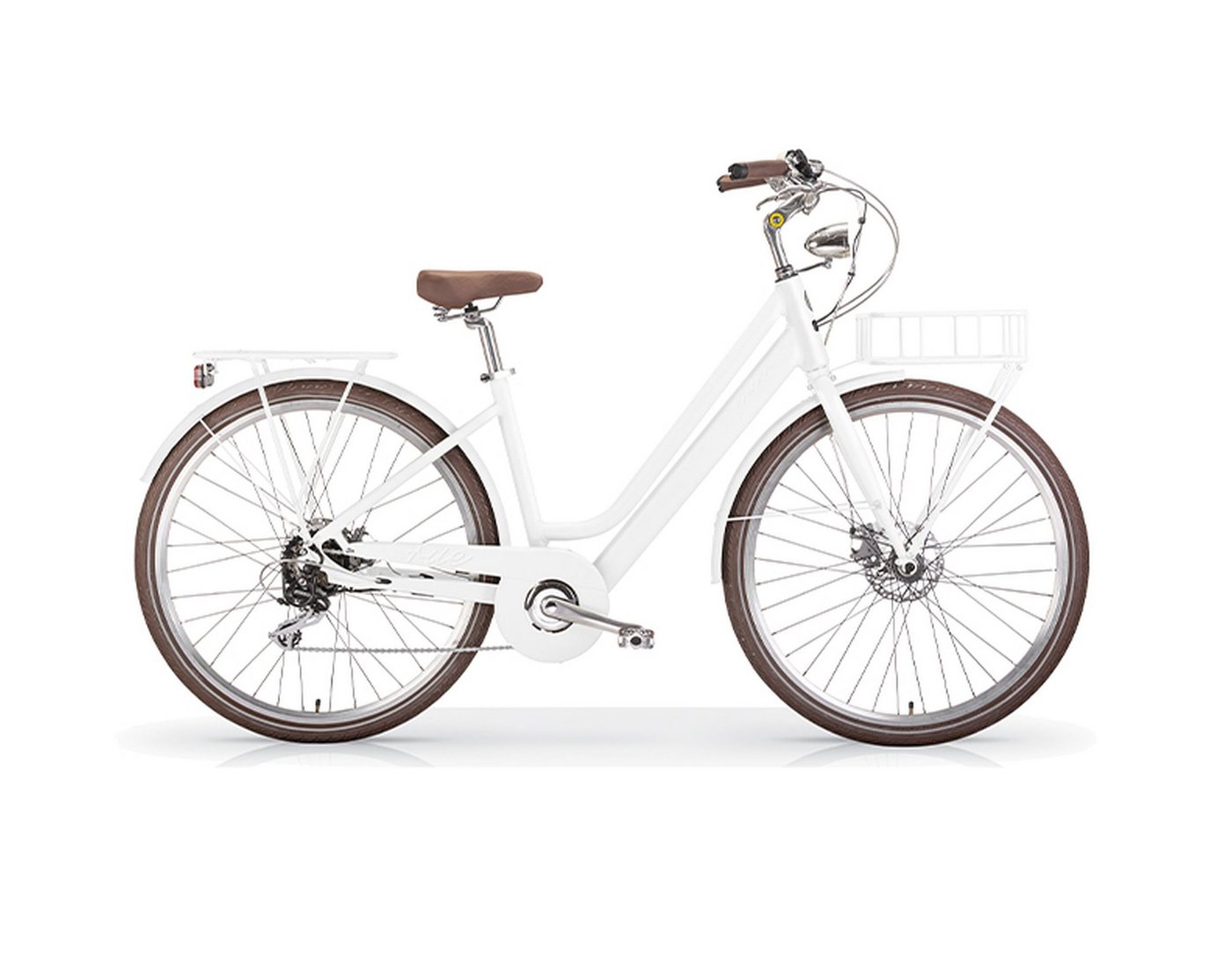 MBM E-Bike, 7 Gang, Kettenschaltung, 252 Wh Akku, Elektro-Citybike LA RUE von MBM