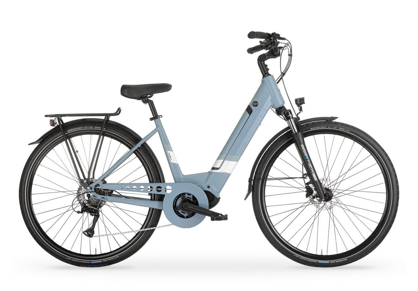 MBM E-Bike, 7 Gang, Kettenschaltung, 360 Wh Akku, Elektro-Citybike 28 Zoll RAMBLA Lady von MBM