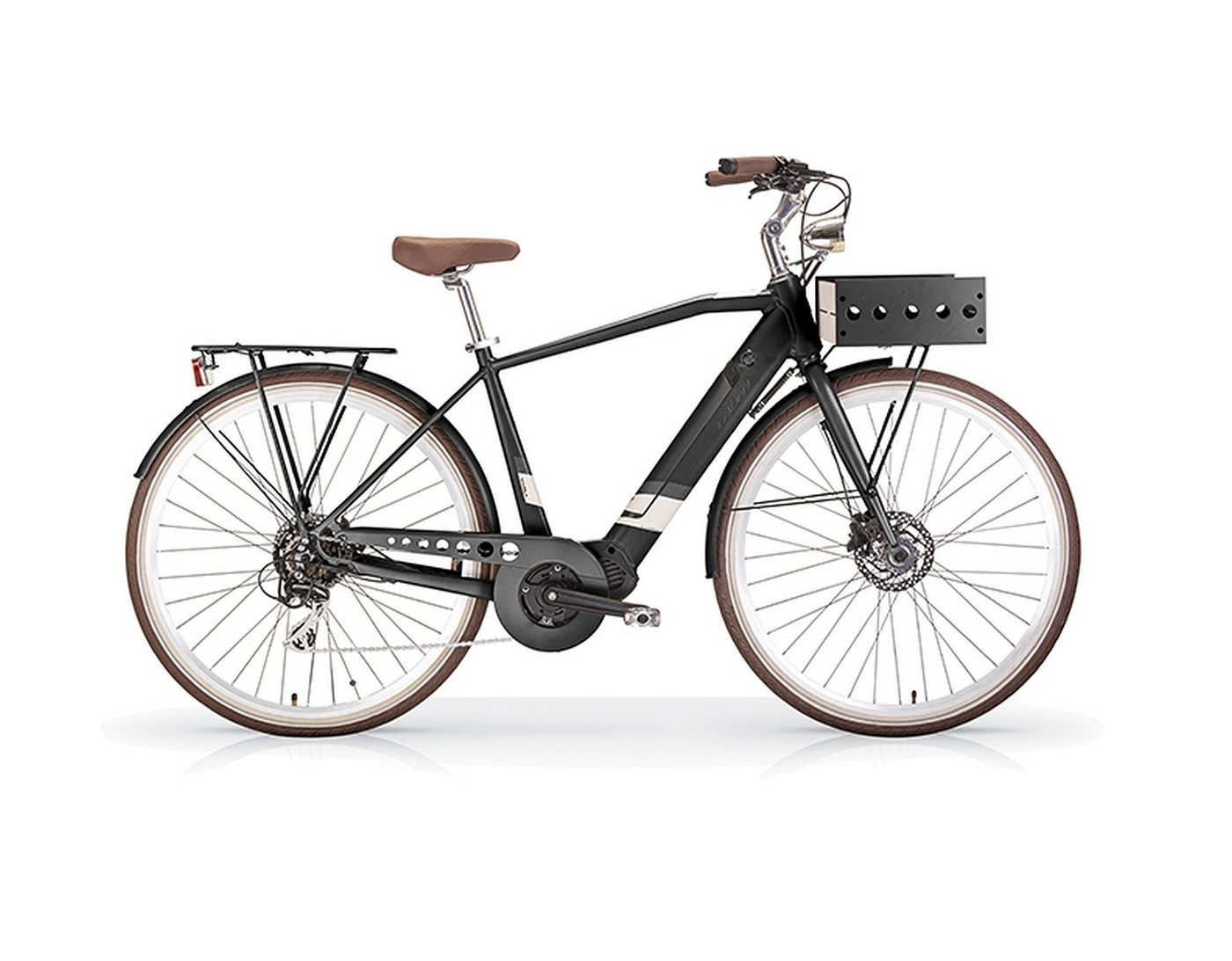 MBM E-Bike, 7 Gang, Kettenschaltung, 360 Wh Akku, Elektro-Citybike 28 Zoll RAMBLA Man von MBM