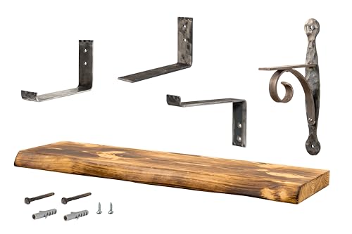 MBMONBAK MONBAK Regalhalter Eisenwinkel Regalträger Winkeleisen für Wandregal Wandboard U/L/Z/T-Form (10x20cm, Z-Form) von MBMONBAK MONBAK