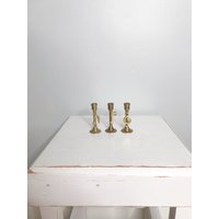 Musik Kleine Kerzenhalter 3Er Set, Messing von MBMeublesBazar