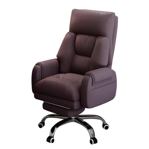 MBNKMEBU Home-Office-Stuhl, ergonomische Arbeitsstühle mit Armlehnen, Computerstühle mit hoher Rückenlehne, Chefsessel for das Home-Office(Bruin) von MBNKMEBU