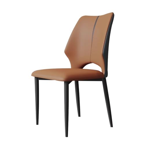 MBNKMEBU Moderne gepolsterte Küchenstühle mit hoher Rückenlehne, bequemer Sitz, moderner Esszimmerstuhl im Mid-Century-Stil for das Wohnzimmerbüro(Bruin) von MBNKMEBU