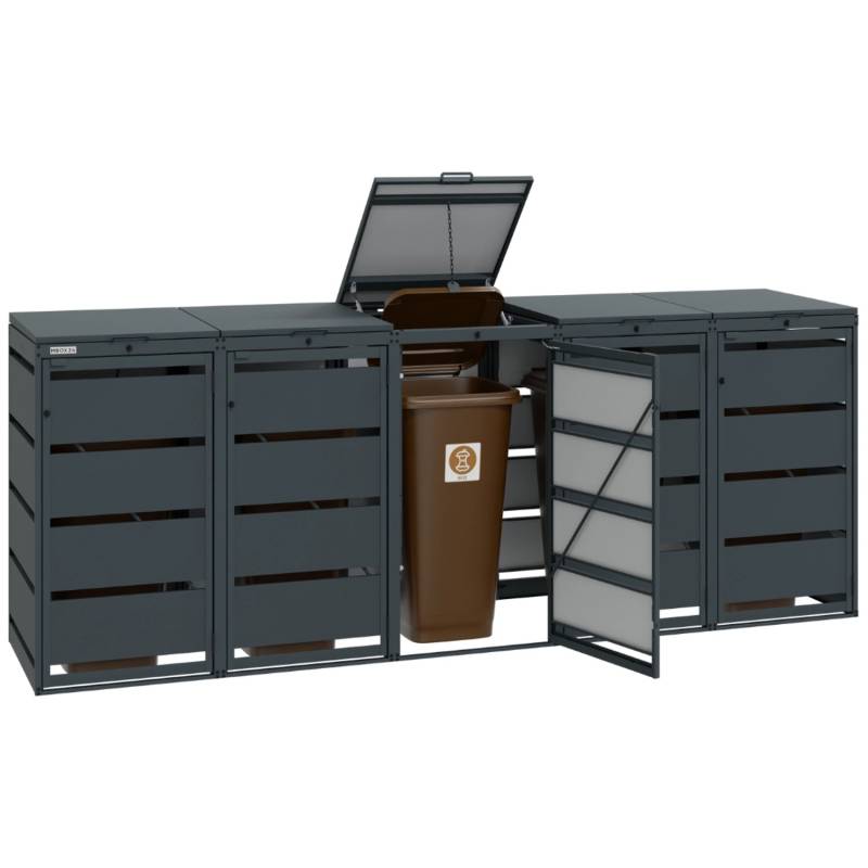MBOX24 MBX Mülltonnenbox C-120-5-7016 von MBOX24