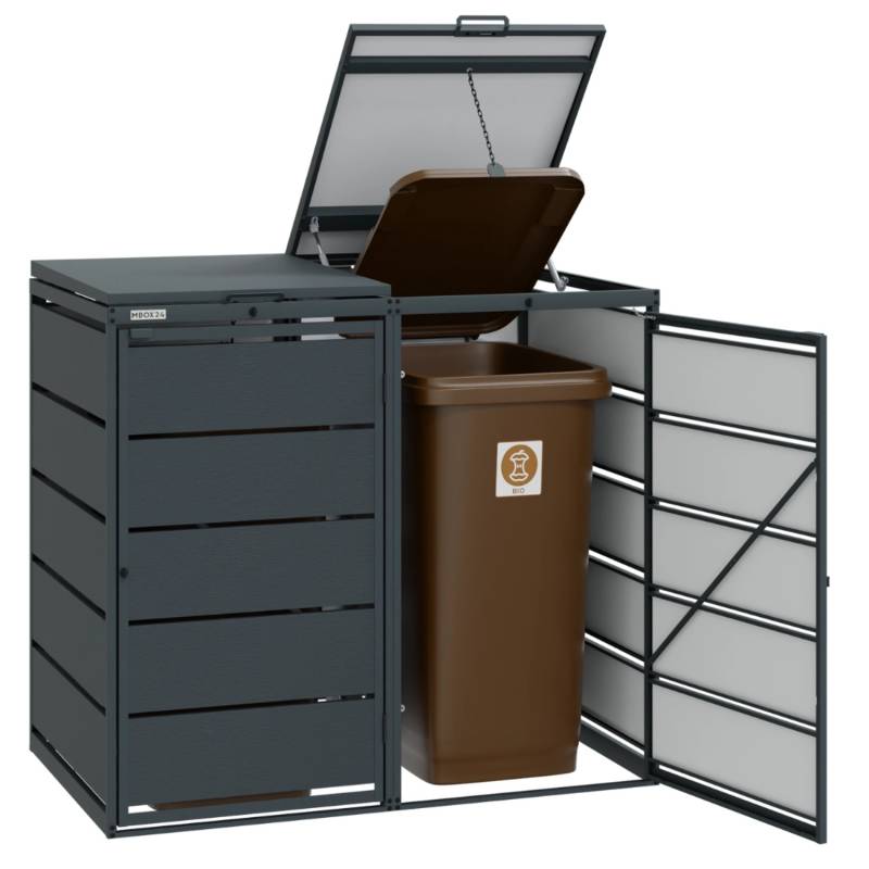 MBOX24 MBX Mülltonnenbox C-240-2-7016 von MBOX24