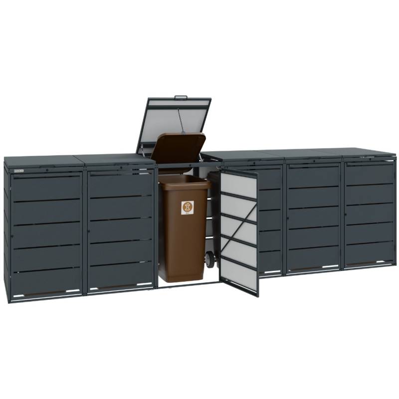 MBOX24 MBX Mülltonnenbox C-240-6-7016 von MBOX24