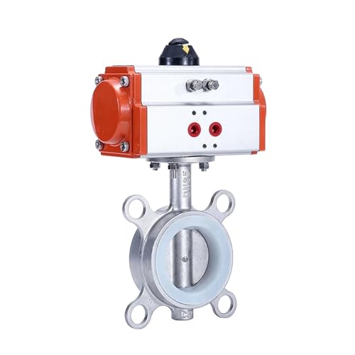 MBPAIHOP 1-1/2" pneumatisches Absperrventil, Wafer-Typ-Pneumatikventil, 304 Edelstahl, PTFE-Dichtungsklemmung, pneumatische Absperrklappe MBPAIHOP 1-1/2" pneumatisches Absperrventil, Wafer-Typ-Pneumatikventil, 304 Edelstahl, PTFE-Dichtungsklemmung, pneumatische Absperrklappe von MBPAIHOP