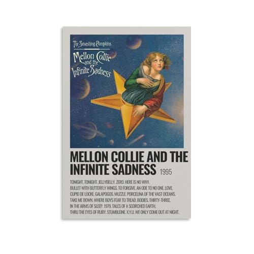 MBRAIKEG The Smashing Pumpkins Mellon Collie and The Infinite SadnessAlbum Songposter Musikkünstler Album Leinwand dekorative Wandkunst Wanddekoration Ungerahmter Stil 60 x 90 cm MBRAIKEG The Smashing Pumpkins Mellon Collie and The Infinite SadnessAlbum Songposter Musikkünstler Album Leinwand dekorative Wandkunst Wanddekoration Ungerahmter Stil 60 x 90 cm von MBRAIKEG