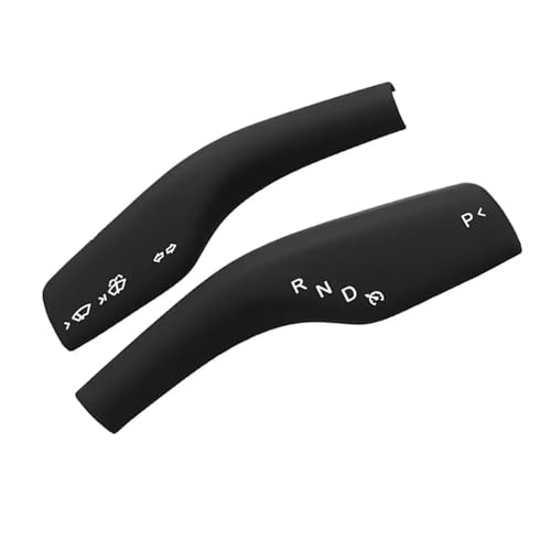 Auto Innen Navigation Panel Dekoration Für Tesla Für Model 3 Für Model Y 2022-2023 2PCS Innen Umbau Patch Auto ABS Spalte Shift Schutz Abdeckung(Matte Black) von MBROS