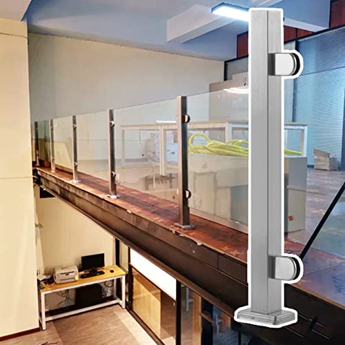 MBROS Loft-Plattform-Treppen-Glasgeländerpfosten, Edelstahl-Balkondeckbalustrade, Glasplatten-Klemmsystem, anpassbare Balusterpfosten von MBROS