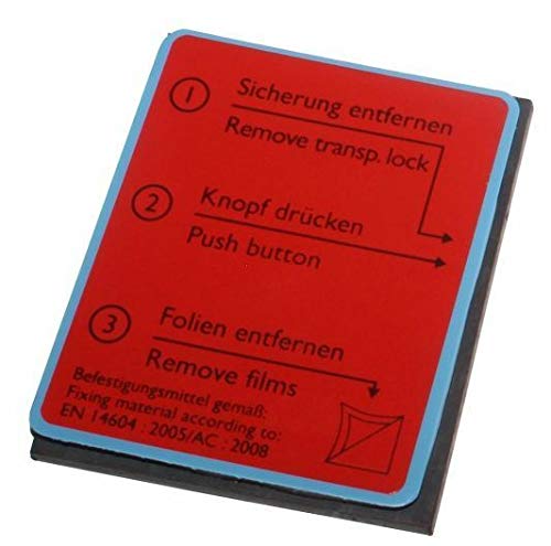 Ersatz Magnet-Gel Klebepad für Rauchwarnmelder Pyrexx PX-1 PX-1C Original von MBS-FIRE® von MBS-FIRE - Brandschutzfachhandel