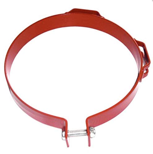 MBS-FIRE® - Brandschutzfachhandel Feuerlöscher Halterung Schelle CO2 / Kohlendioxid 2/5 kg rot, Größe: 150mm von MBS-FIRE - Brandschutzfachhandel