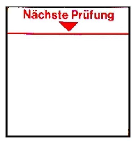 Nächste Prüfung 10 Stück Aufkleber Prüfsiegel Jahresmarke Prüfplakette von MBS-FIRE® von MBS-FIRE - Brandschutzfachhandel