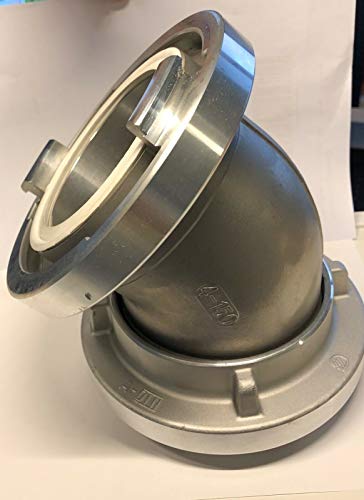 Rohrbogen 45° Storzkupplung Storz A 4" Bogen Krümmer Edelstahl EST - ALU von MBS-FIRE® von MBS-FIRE - Brandschutzfachhandel
