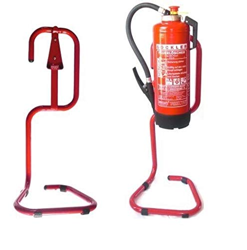 Ständer für Feuerlöscher in rot Feuerlöscherständer von MBS-FIRE - Brandschutzfachhandel