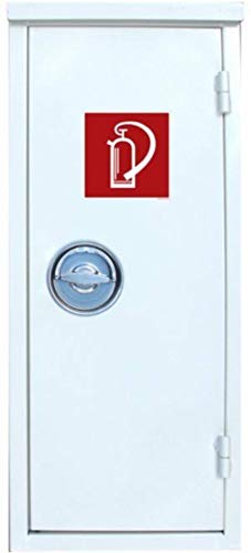 Stahlblechschutzschrank Feuerlöscher mit Feuerlöscher Symbol Schrank von MBS-FIRE® von MBS-FIRE - Brandschutzfachhandel