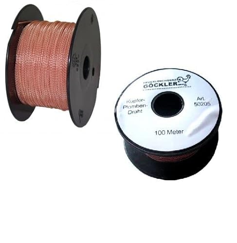 100m Plombendraht Kupfer 2-fädig gezwirnt Draht 100m Plombendraht Kupfer 2-fädig gezwirnt Draht von MBS FIRE