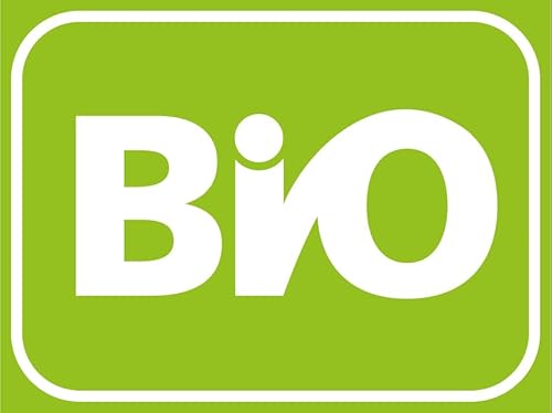 Aluminium-Schild Hinweis „BIO“ grün Öko Kennzeichnung für Bauern Landwirte Winzer & Industrie 3mm Alu Dibond® | 20x15 cm Made in Germany von MBS-SIGNS
