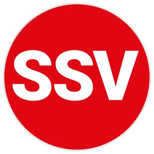 Aufkleber Hinweis „SSV“ Sticker Folie | Rot | Rund | Ø 5-30 cm, Größe: Ø20 cm Aufkleber Hinweis „SSV“ Sticker Folie | Rot | Rund | Ø 5-30 cm, Größe: Ø20 cm von MBS-SIGNS