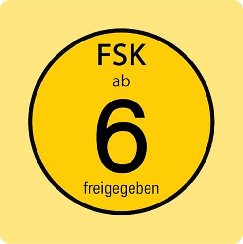 Aufkleber Hinweis Alterseinstufung „FSK ab 6“ Symbol Schild Folie selbstklebend gelb | 5-40cm Made in Germany, Größen Name: 10x10cm Aufkleber Hinweis Alterseinstufung „FSK ab 6“ Symbol Schild Folie selbstklebend gelb | 5-40cm Made in Germany, Größen Name: 10x10cm von MBS-SIGNS
