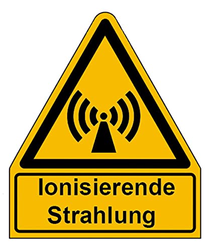 Aufkleber Warnaufkleber "Ionisierende Strahlung" Warnung Warnschild Folie signalgelb ähnl. ISO 7010 | Größen wählbar Made in Germany, Größe: 210x245 mm Aufkleber Warnaufkleber "Ionisierende Strahlung" Warnung Warnschild Folie signalgelb ähnl. ISO 7010 | Größen wählbar Made in Germany, Größe: 210x245 mm von MBS-SIGNS