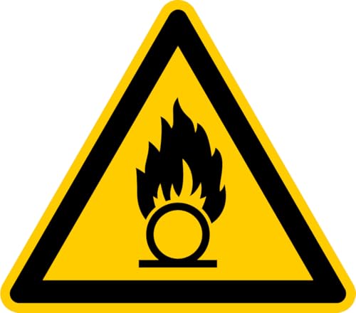 Aufkleber Warnzeichen „Warnung vor brandfördernden Stoffen“ Folie nach ISO 7010 W028 | SL 5-30 cm Made in Germany, Größen Name: 5 cm Aufkleber Warnzeichen „Warnung vor brandfördernden Stoffen“ Folie nach ISO 7010 W028 | SL 5-30 cm Made in Germany, Größen Name: 5 cm von MBS-SIGNS